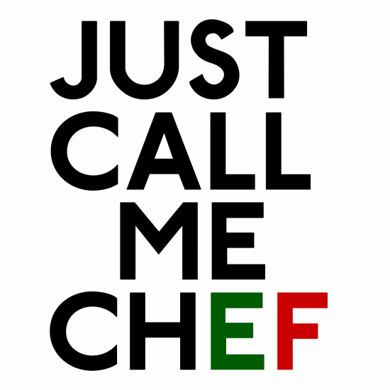 Just Call Me Chef Professional Headshot